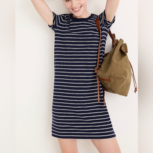 Madewell Tee Dress in Epperson Stripe - Picture 1 of 3